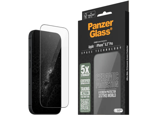 PanzerGlass UWF Ceramic Screen Protector iPhone 2024 Pro - LX2001 - Homewares, Outdoor, Phone Accessories, Cases, Speakers, Headphones + More -