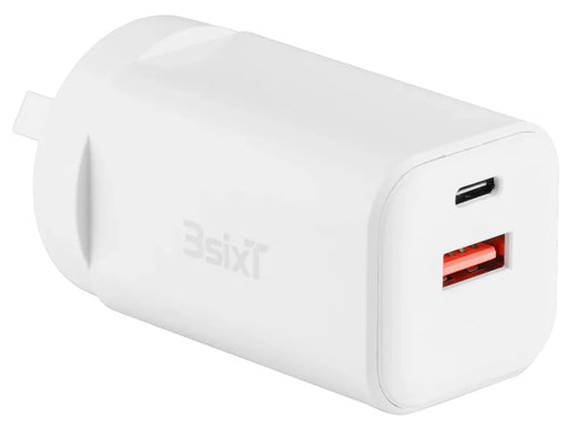 3sixT Wall Charger GaN 45W USB-C PD + 2.4A - W - LX2001 - Homewares, Outdoor, Phone Accessories, Cases, Speakers, Headphones + More -