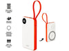 3sixT JetPak 3 in 1 Wireless 10000mAh PowerBank - Wht/Orange - LX2001 - Homewares, Outdoor, Phone Accessories, Cases, Speakers, Headphones + More -
