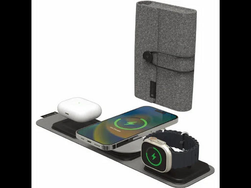 Mophie Universal Wireless 3in1 Travel Charger w/Mgsafe - Blk - LX2001 - Homewares, Outdoor, Phone Accessories, Cases, Speakers, Headphones + More -