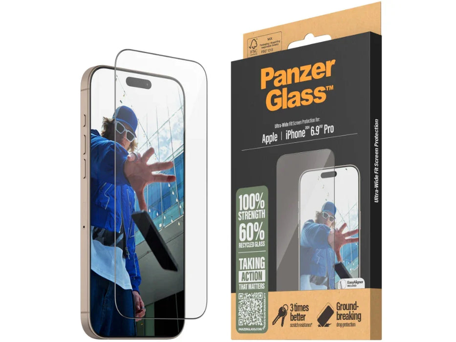 PanzerGlass UltraWide Fit SP -iPhone 16 Pro Max - LX2001 - Homewares, Outdoor, Phone Accessories, Cases, Speakers, Headphones + More -