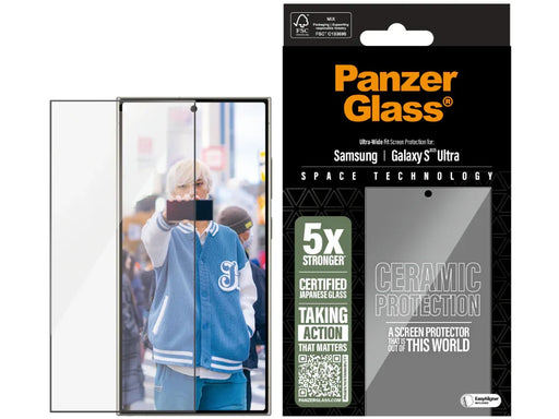 PanzerGlass® Ceramic Screen Protector - Samsung GS25 Ultra - LX2001 - Homewares, Outdoor, Phone Accessories, Cases, Speakers, Headphones + More -
