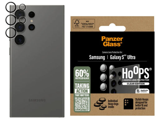 PanzerGlass Hoops Lens Protector-Samsung GS25 Ultra - Clear - LX2001 - Homewares, Outdoor, Phone Accessories, Cases, Speakers, Headphones + More -