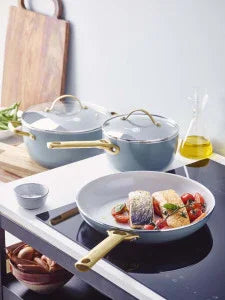 GreenPan Green Pan Padova Smokey Blue Frypan 28cm - LX2001 - Homewares, Outdoor, Phone Accessories, Cases, Speakers, Headphones + More -