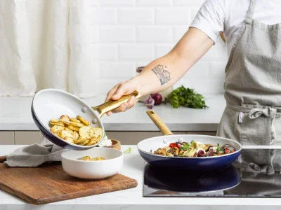 GreenPan Green Pan Padova Navy Blue Frypan 24cm - LX2001 - Homewares, Outdoor, Phone Accessories, Cases, Speakers, Headphones + More -