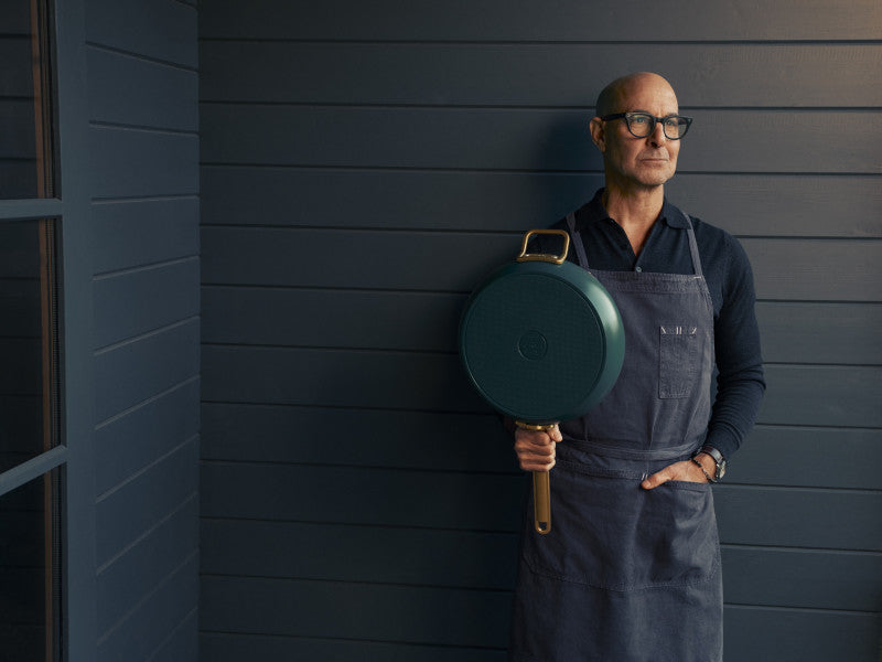 Stanley Tucci Ceramic Non-Stick 33cm Essential Stanley Pan | Venetian Teal