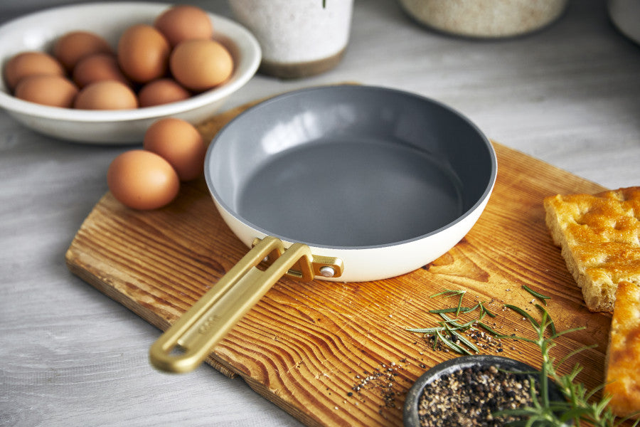 Stanley Tucci Ceramic Non-Stick 20cm Frypan | Carrara White