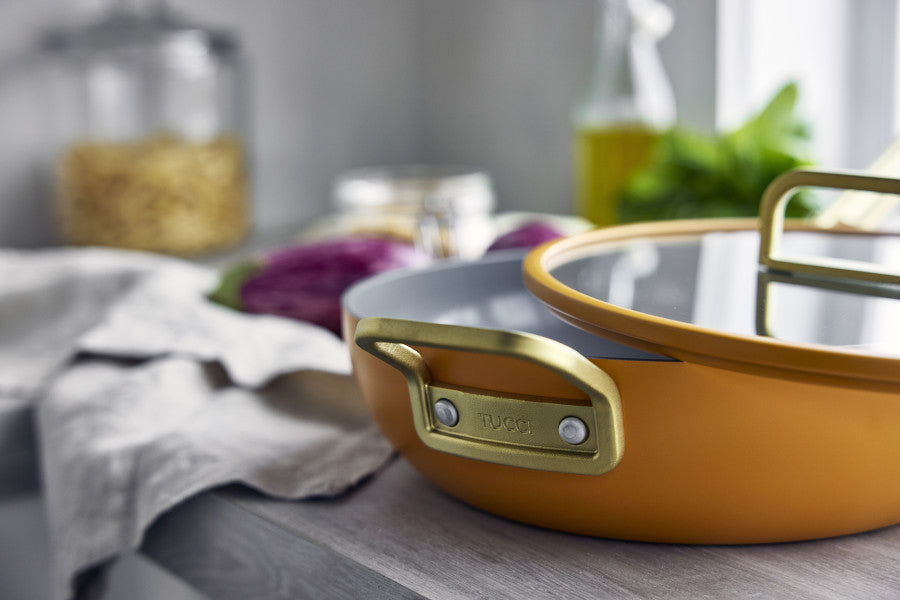 Stanley Tucci Ceramic Non-Stick 29cm Junior Stanley Pan | Roma Gold