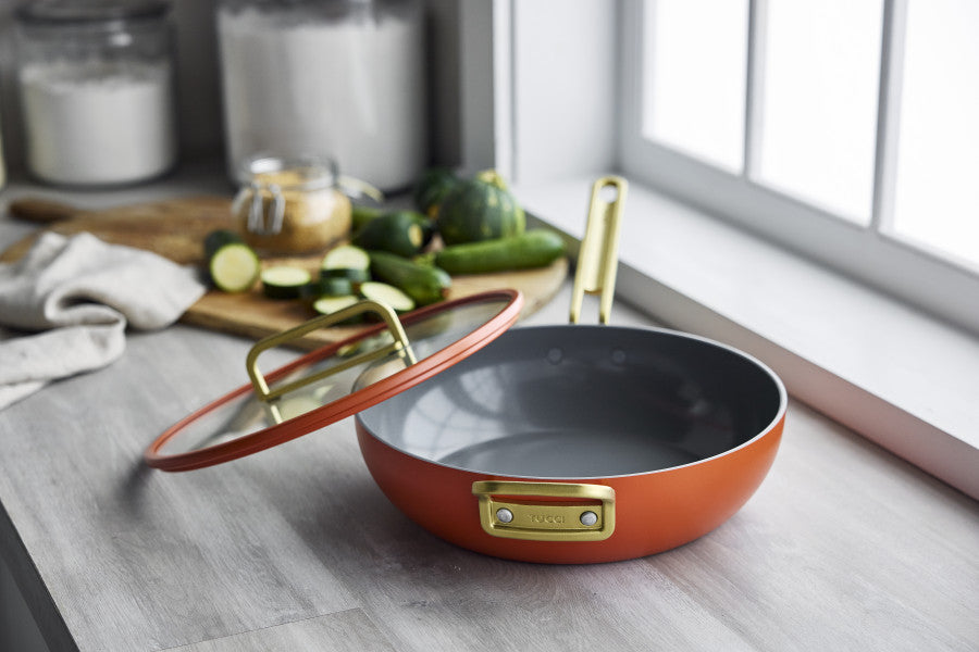 Stanley Tucci Ceramic Non-Stick 29cm Junior Stanley Pan | Amalfi Sunset
