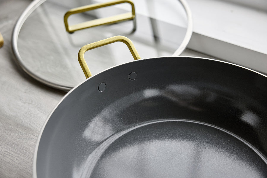 Stanley Tucci Ceramic Non-Stick 33cm Essential Stanley Pan | Stainless Steel