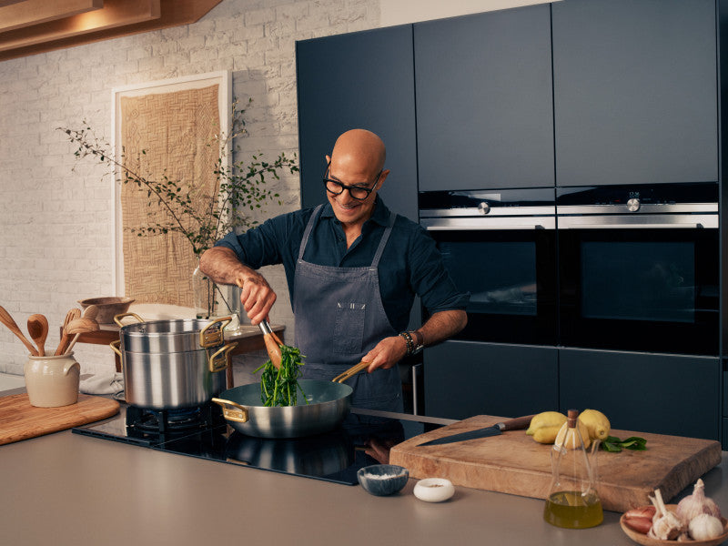 Stanley Tucci Ceramic Non-Stick 33cm Essential Stanley Pan | Stainless Steel
