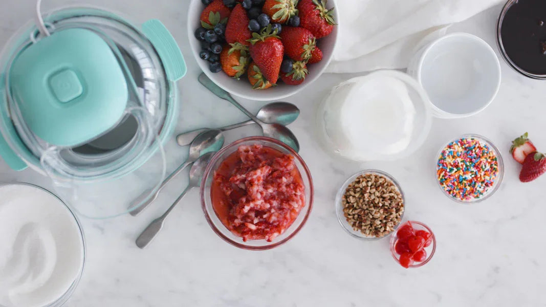 Greenlife Ice Cream Maker - Turquoise - LX2001 - Homewares, Outdoor, Phone Accessories, Cases, Speakers, Headphones + More -