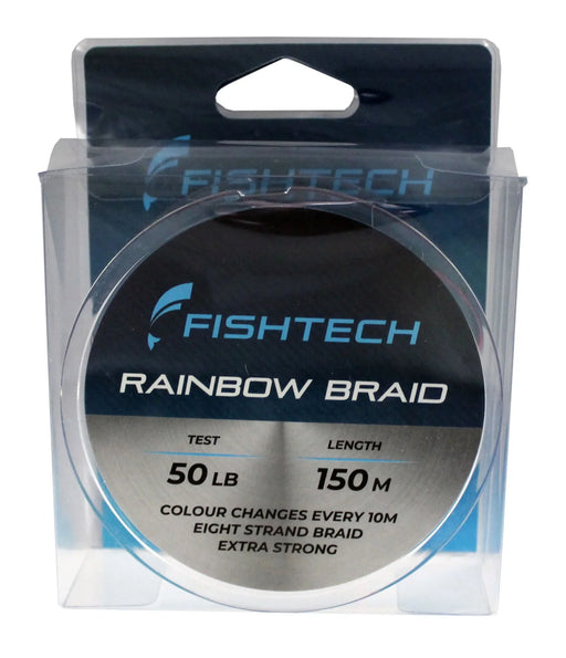 Fishtech Rainbow Braid 30lb 150m - LX2001 - Homewares, Outdoor, Phone Accessories, Cases, Speakers, Headphones + More -