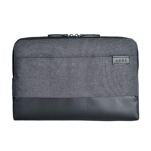 Evol Uluru 13.3" - 14.1" Heather-Poly & Coated Canvas Laptop Sleeve Dark Grey - LX2001 - Homewares, Outdoor, Phone Accessories, Cases, Speakers, Headphones + More -