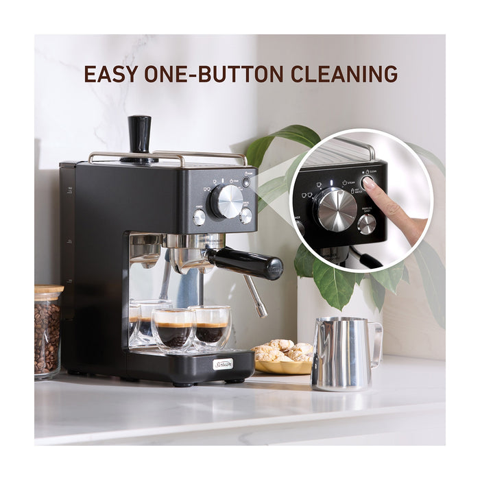 Sunbeam Origins Slimline Espresso Coffee Machine - Black