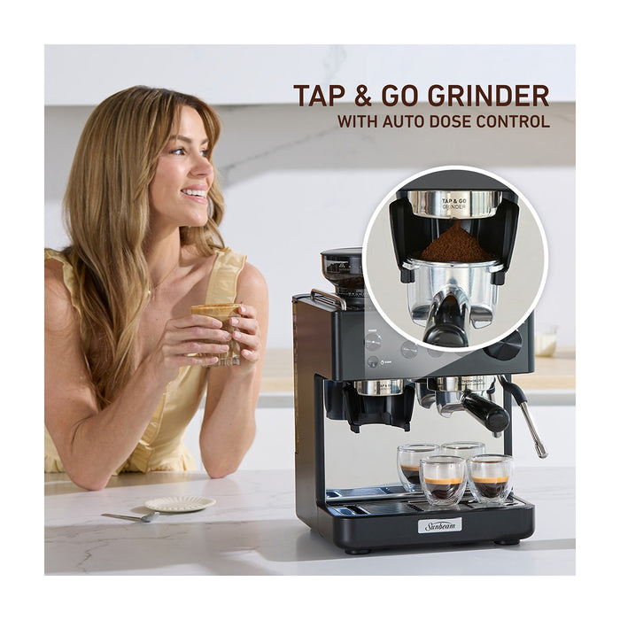 Sunbeam Origins Classic Espresso Coffee Machine - Black
