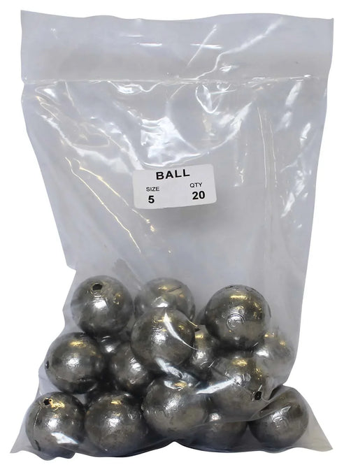 Ball Sinker Bulk Pack 5oz (20 per pack) - LX2001 - Homewares, Outdoor, Phone Accessories, Cases, Speakers, Headphones + More -