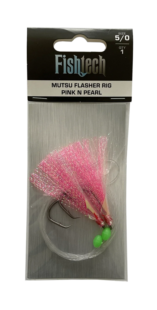 Fishtech 5/0 Mutsu Economy Flasher Rig - Pink n Pearl - LX2001 - Homewares, Outdoor, Phone Accessories, Cases, Speakers, Headphones + More -