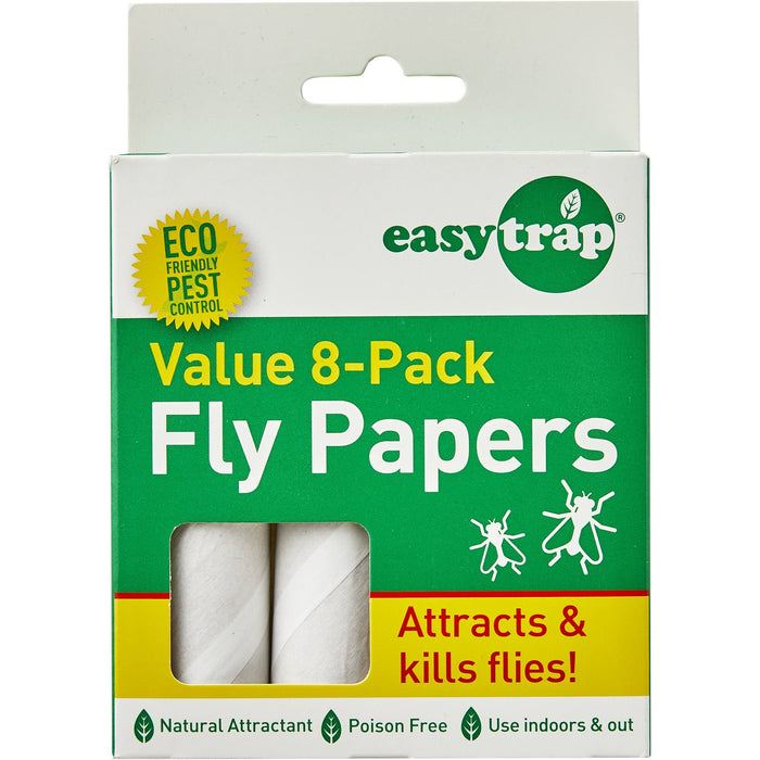 EasyTrap Fly Papers - 8pk