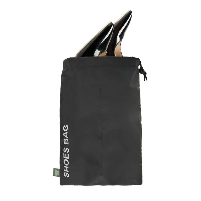 Generation Earth Recycled Shoe Bag Set of 2 – Black - LX2001 - Homewares, Outdoor, Phone Accessories, Cases, Speakers, Headphones + More -