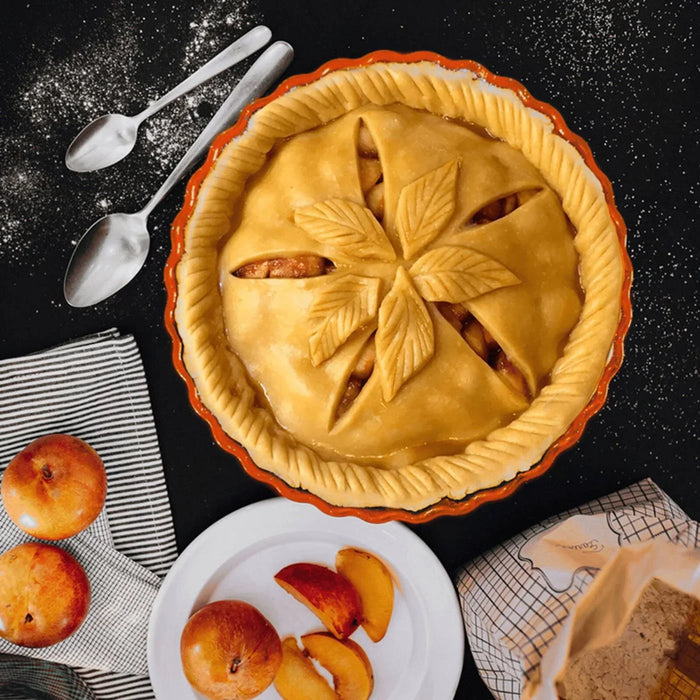 Emile Henry Deep Flan Dish 24 cm - Flour - LX2001 - Homewares, Outdoor, Phone Accessories, Cases, Speakers, Headphones + More -