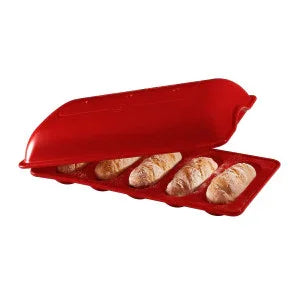 Emile Henry Mini-Baguettes Baker - Burgundy - LX2001 - Homewares, Outdoor, Phone Accessories, Cases, Speakers, Headphones + More -