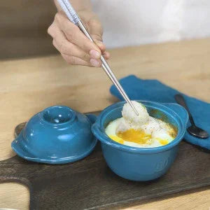 Emile Henry Egg Nest - Mediterranean Blue - LX2001 - Homewares, Outdoor, Phone Accessories, Cases, Speakers, Headphones + More -