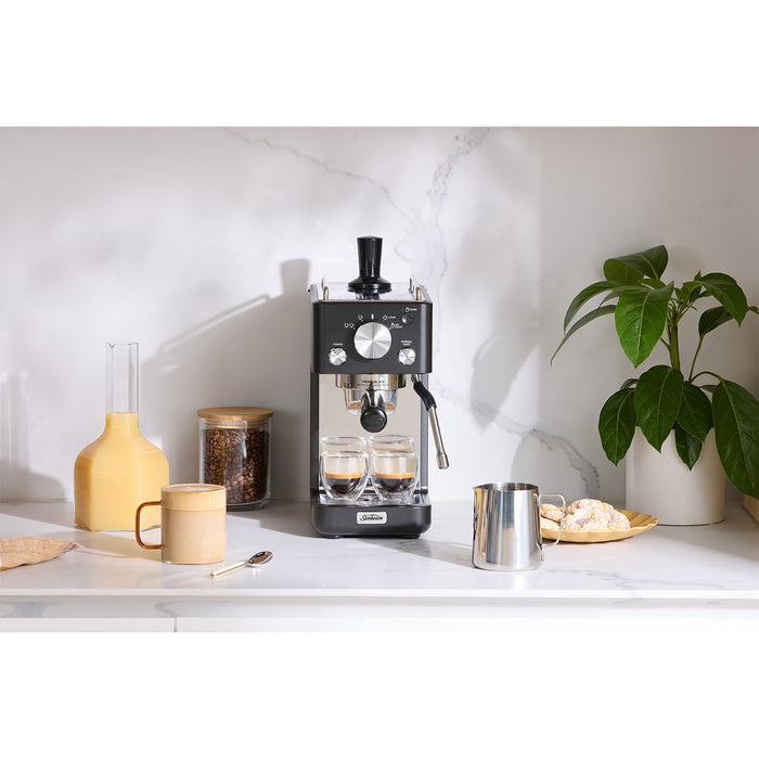Sunbeam Origins Slimline Espresso Coffee Machine - Black