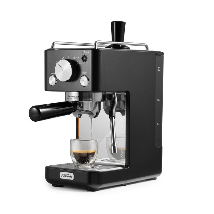 Sunbeam Origins Slimline Espresso Coffee Machine - Black