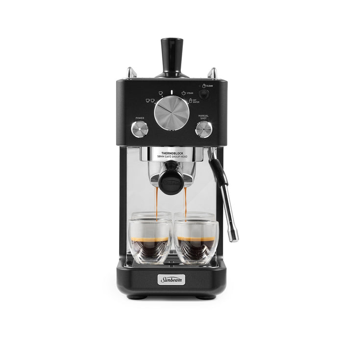 Sunbeam Origins Slimline Espresso Coffee Machine - Black