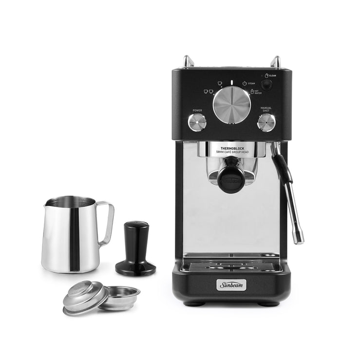 Sunbeam Origins Slimline Espresso Coffee Machine - Black
