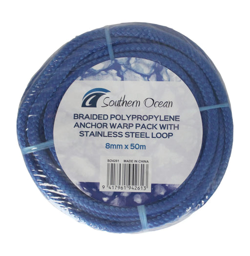 Southern Ocean Anchor Warp Pack 8mm x 50m - LX2001 - Homewares, Outdoor, Phone Accessories, Cases, Speakers, Headphones + More -