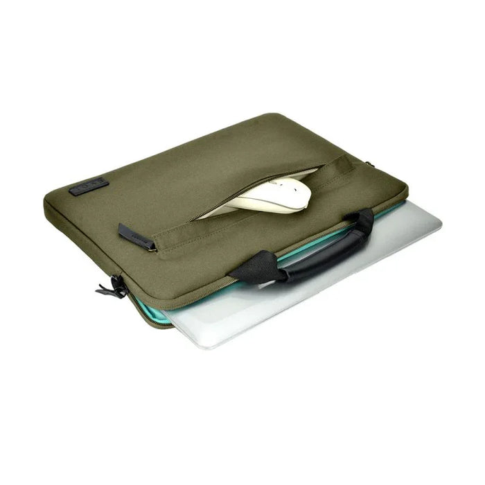 Generation Earth 13.3"-14.1" Laptop Slim Line Briefcase – Olive - LX2001 - Homewares, Outdoor, Phone Accessories, Cases, Speakers, Headphones + More -