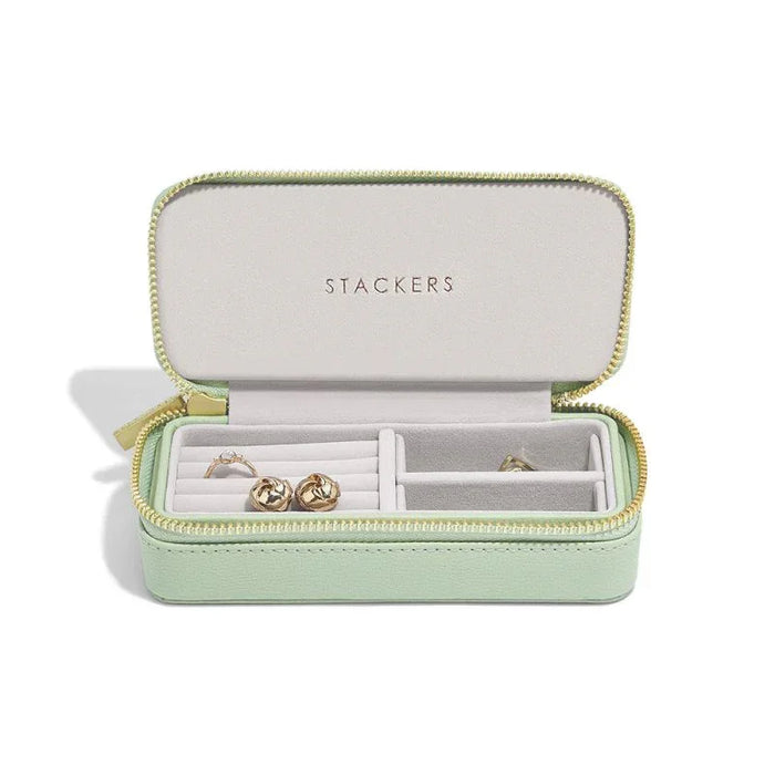 Stackers Travel Jewellery Box Medium Sage Green - LX2001 - Homewares, Outdoor, Phone Accessories, Cases, Speakers, Headphones + More -