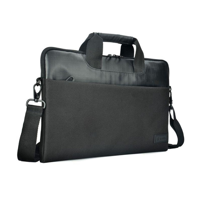 Evol Byron 13.3" - 14.1" Water Resistant Slim Briefcase Black - LX2001 - Homewares, Outdoor, Phone Accessories, Cases, Speakers, Headphones + More -