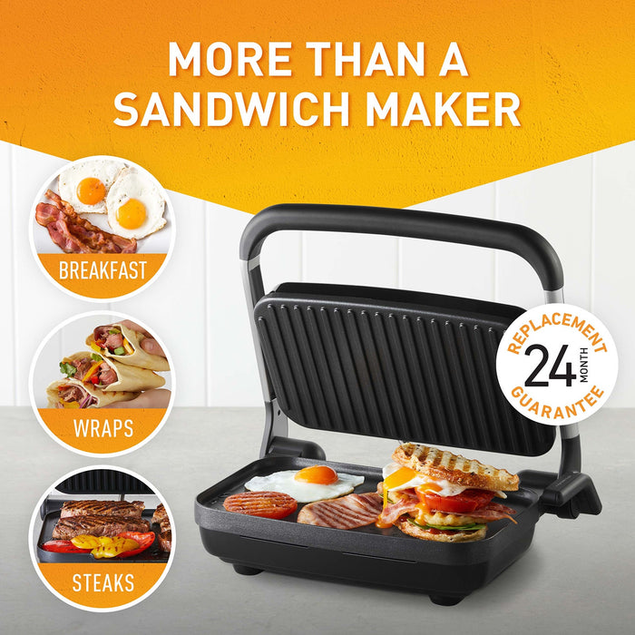 Sunbeam Cafe Style 2 Slice Sandwich Maker Grill & Press