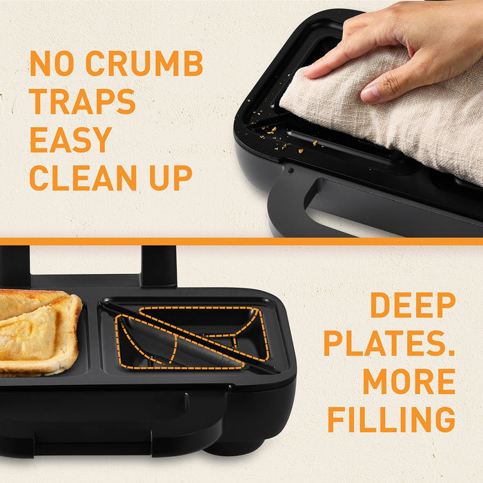 Sunbeam Turbo Crunch Toastie 2 Slice