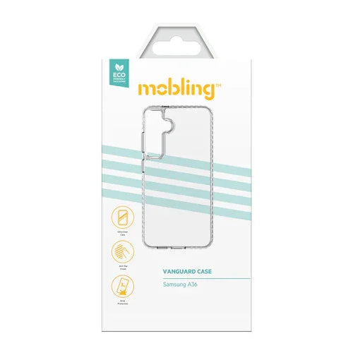 Mobling Samsung A36 Vanguard II Case 1m Clear - LX2001 - Homewares, Outdoor, Phone Accessories, Cases, Speakers, Headphones + More -