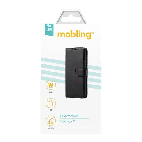 Mobling Samsung A36 Folio Wallet Case Black - LX2001 - Homewares, Outdoor, Phone Accessories, Cases, Speakers, Headphones + More -