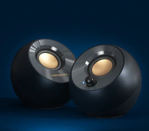 Creative Pebble V2 USB-C Powered Speaker Black - LX2001 - Homewares, Outdoor, Phone Accessories, Cases, Speakers, Headphones + More -