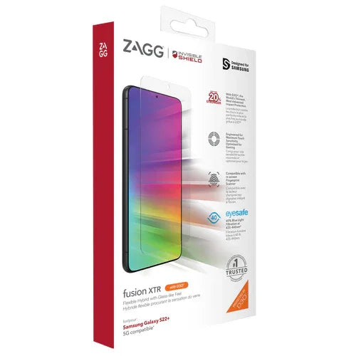 ZAGG Samsung Galaxy S22+ S22 Plus InvisiShield Fusion XTR Clear Screen Protector - LX2001 - Homewares, Outdoor, Phone Accessories, Cases, Speakers, Headphones + More -