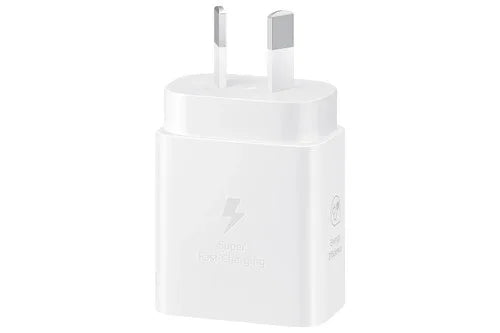 Samsung 25W Compact Charger Type C (no cable) White - LX2001 - Homewares, Outdoor, Phone Accessories, Cases, Speakers, Headphones + More -