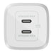 Belkin 65W Wall Charger Dual Port Type C GaN White - LX2001 - Homewares, Outdoor, Phone Accessories, Cases, Speakers, Headphones + More -