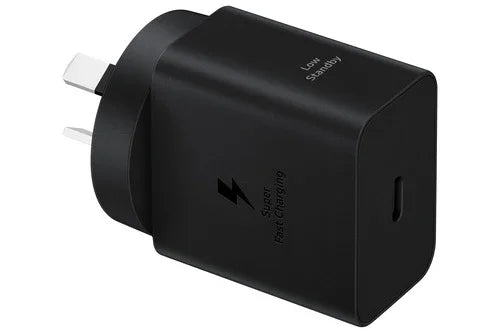 Samsung 45W Charger With Cable Black - LX2001 - Homewares, Outdoor, Phone Accessories, Cases, Speakers, Headphones + More -