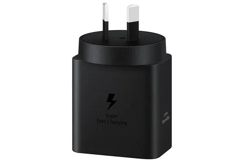 Samsung 45W Charger With Cable Black - LX2001 - Homewares, Outdoor, Phone Accessories, Cases, Speakers, Headphones + More -