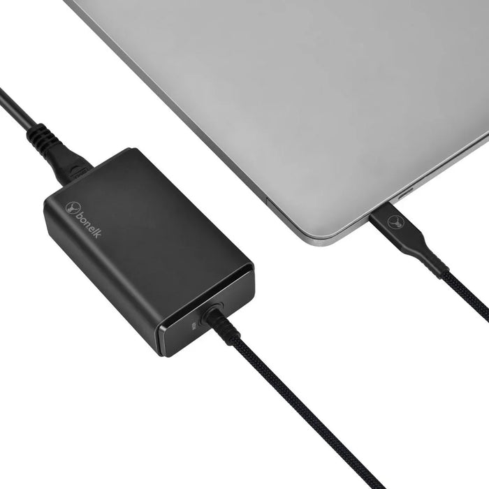 Bonelk Long-Life 65W PD USB-C Desktop Charger (Black) - LX2001 - Homewares, Outdoor, Phone Accessories, Cases, Speakers, Headphones + More -