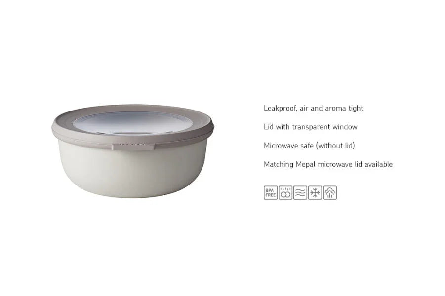 Mepal Cirqula Round 750ml Nordic White - LX2001 - Homewares, Outdoor, Phone Accessories, Cases, Speakers, Headphones + More -