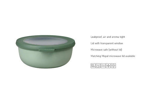 Mepal Cirqula Round 750ml Nordic Sage - LX2001 - Homewares, Outdoor, Phone Accessories, Cases, Speakers, Headphones + More -