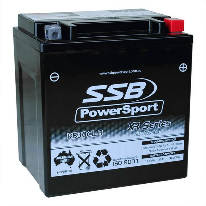 Motorcycle motorbike battery (YB30CL-B) AGM 12V 30AH 460CCA SSB