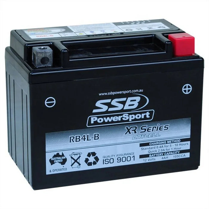 Motorcycle motorbike battery (YB4L-B) AGM 12V 4AH 105CCA BY SSB - LX2001 - Homewares, Outdoor, Phone Accessories, Cases, Speakers, Headphones + More -